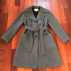 Banana Republic grey wool coat